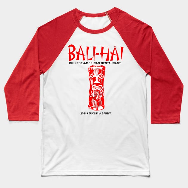 Bali Hai Chinese Restaurant Baseball T-Shirt by carcinojen